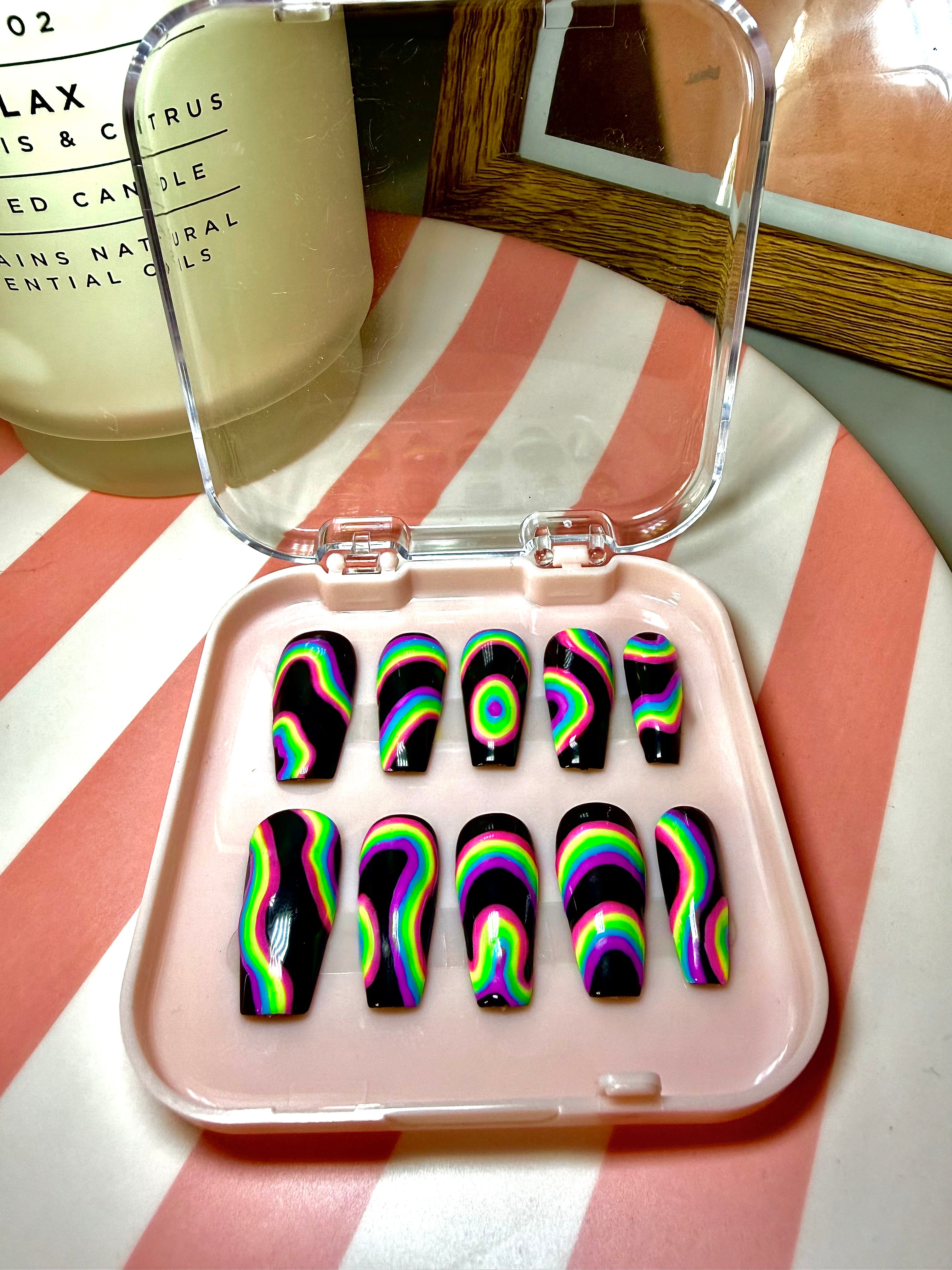 Neon Ripple/ Coffin